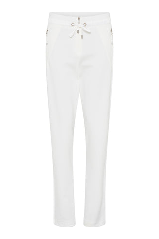 Women's white athleisure pants
