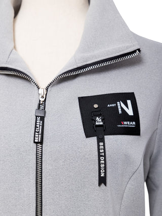 Zipper Front Dress Jacket