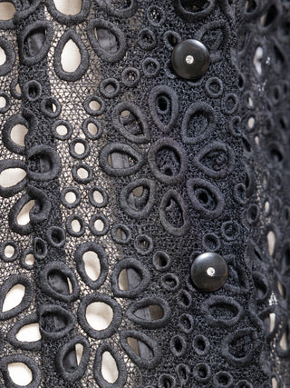 Black Eyelet Blazer