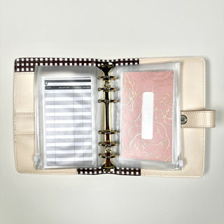 Budget Binder With Cash Envelopes and Reusable Expense Trackers Floral A6
