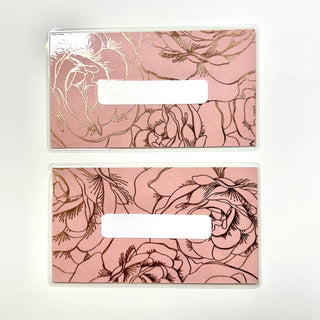 Budget Binder With Cash Envelopes and Reusable Expense Trackers Floral A6