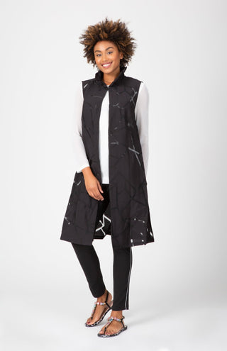 Berek Women Black Long Vest - Lala Love Moda