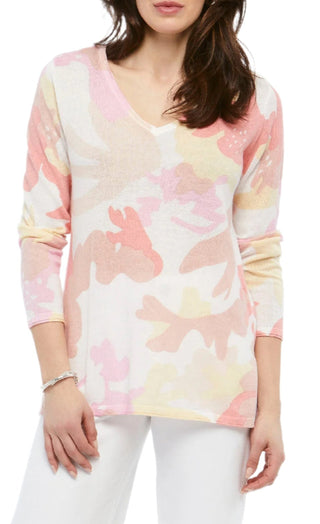 Pink Camo Sweater - Lala Love Moda