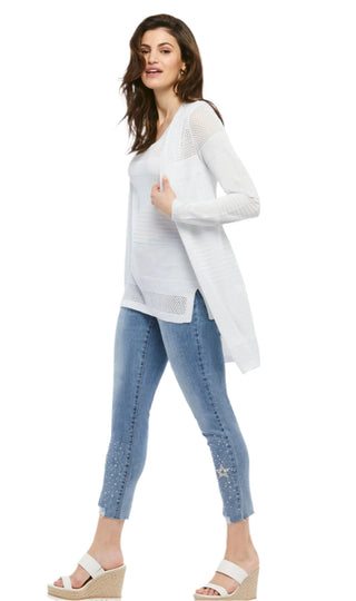 Silver Knit Cardigan - Lala Love Moda