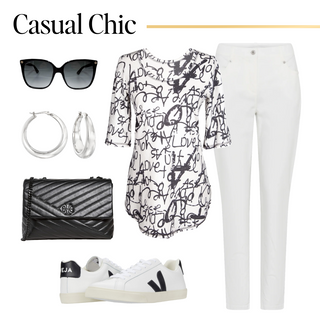 Casual Chic Outfit Idea for Ladies