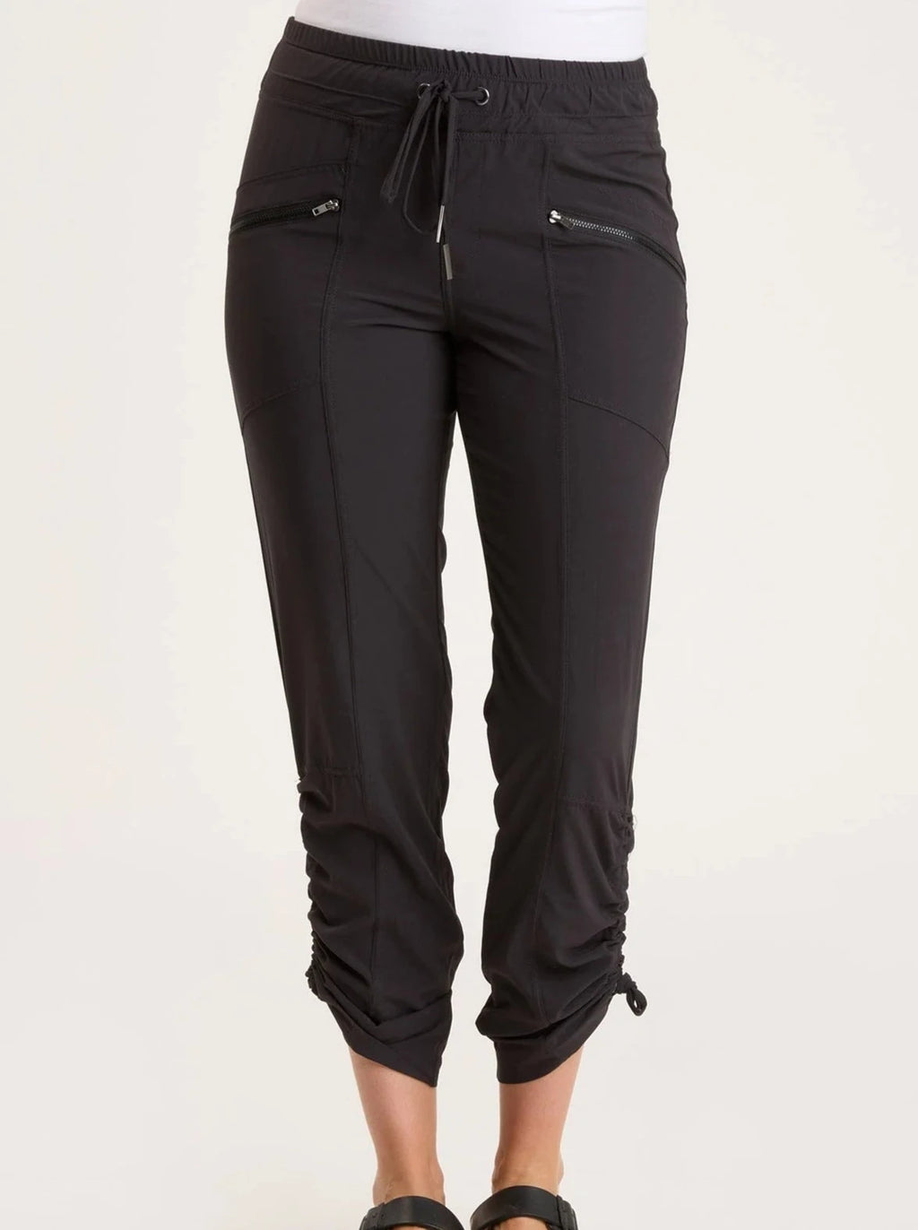 Women's Athleisure Black Jogger Pants - XCVI Clothing Pants – Lala Love ...