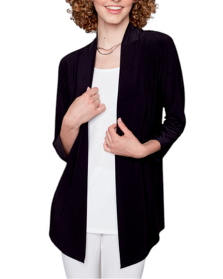 Women's Black Long Sleeve Cardigan by Compli-K