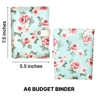 Budget Binder with Cash Envelopes, Reusable Tracker Sheets