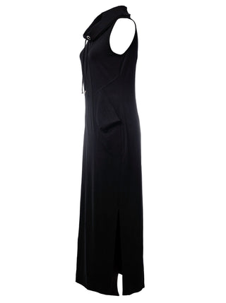 Sleeveless Long Black Dress