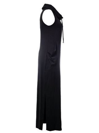 Sleeveless Long Black Dress