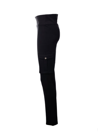 High Waist Pants with Cargo Pocket