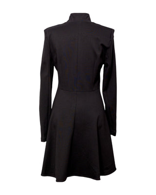 Tailcoat Jacket High Low Front Zipper