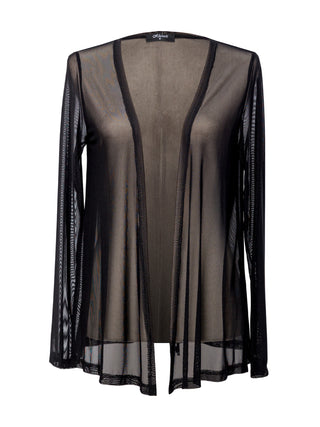 black sheer cardigan - Sheer cardigan for summer