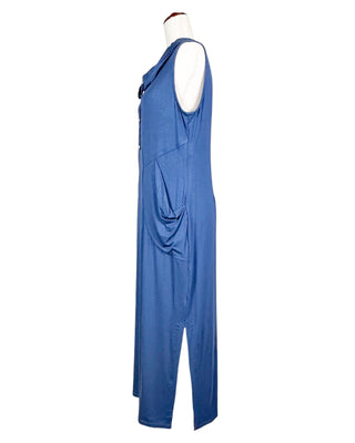 Women's Blue Maxi Dress by Michael Tyler