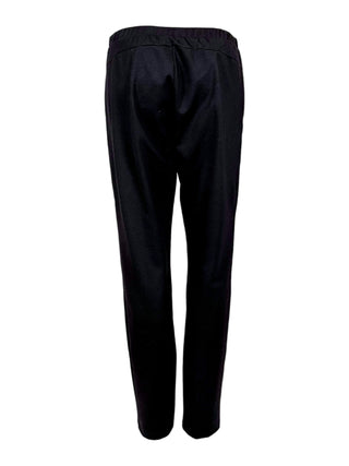 Black Pull On Straight Pants