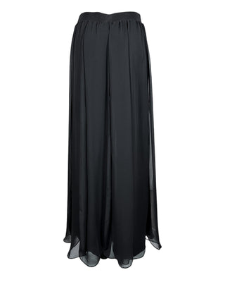 Black Chiffon Pants