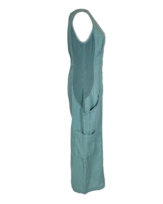 Womens Green Wide Leg Jumpsuit