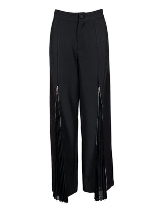 AZI Clothing Women's Black Wide Leg Dressy Pants