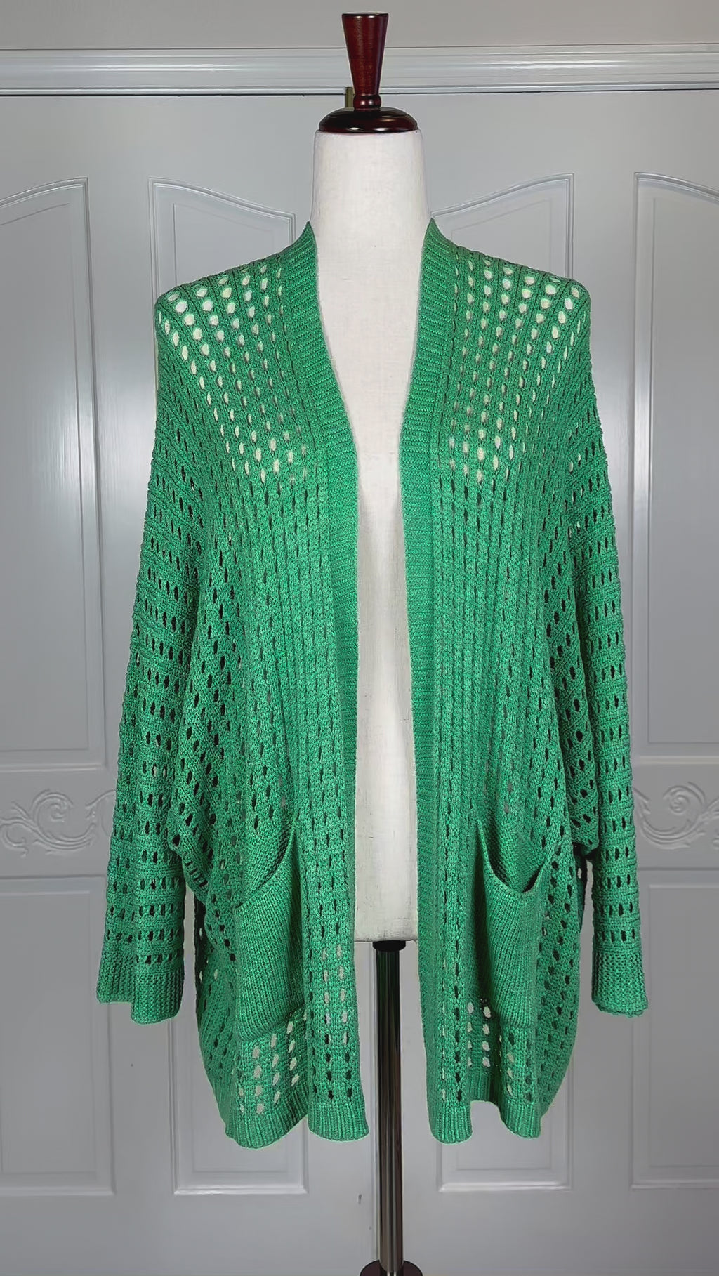 women's crochet cardigan by ASTRID in yellow color
