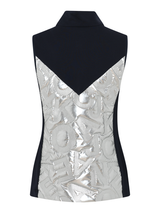 women's metallic vest by i'Cona brand  - Lala Love Moda Online Women's Fashion Boutique, European Clothing