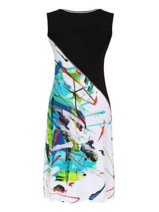 Abstract Midi Dress - Lala Love Moda