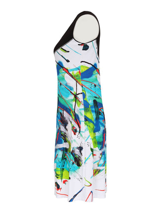 Abstract Midi Dress - Lala Love Moda