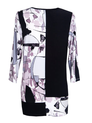 Abstract Mix Top - Lala Love Moda