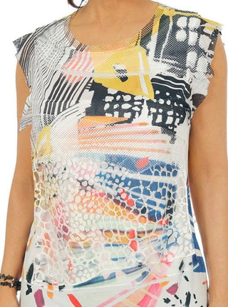 Abstract Multi-Color Top - Lala Love Moda