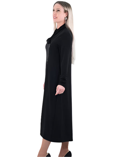 Asymmetric Cutout Women's Black Dress XL Asymmetric Cutout Women's Black Dress XL