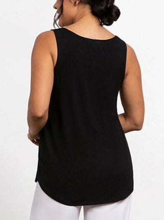 Bamboo Gather Tank Top - Lala Love Moda