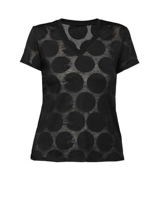 Luukaa Clothing - Women's Polka Dot Shirt Black