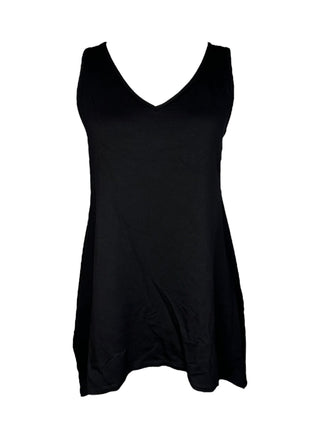 High-Low V-Neck Bamboo Tank Top - Lala Love Moda