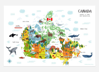Map of Canada for Kids - Lala Love Moda