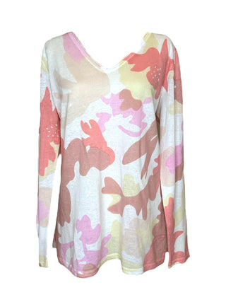 Pink Camo Sweater - Lala Love Moda