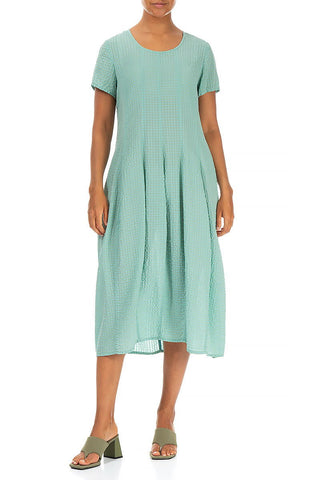 Scoop Neck Silk Dress - Lala Love Moda