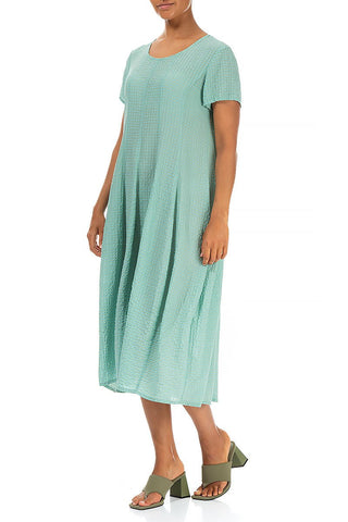 Scoop Neck Silk Dress - Lala Love Moda