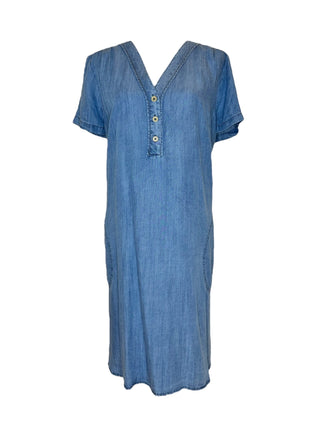 Short Denim Dress - Lala Love Moda