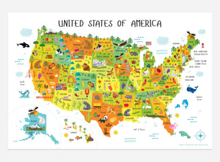 United States Map for Kids - Lala Love Moda