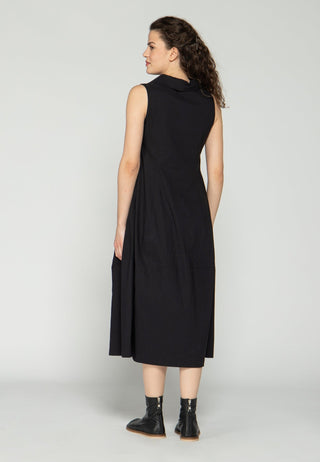 'Water' V-Neck Midi Dress - Lala Love Moda