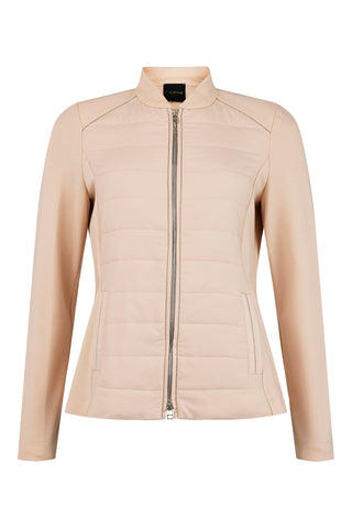 Zip Up Gold Jacket - Lala Love Moda